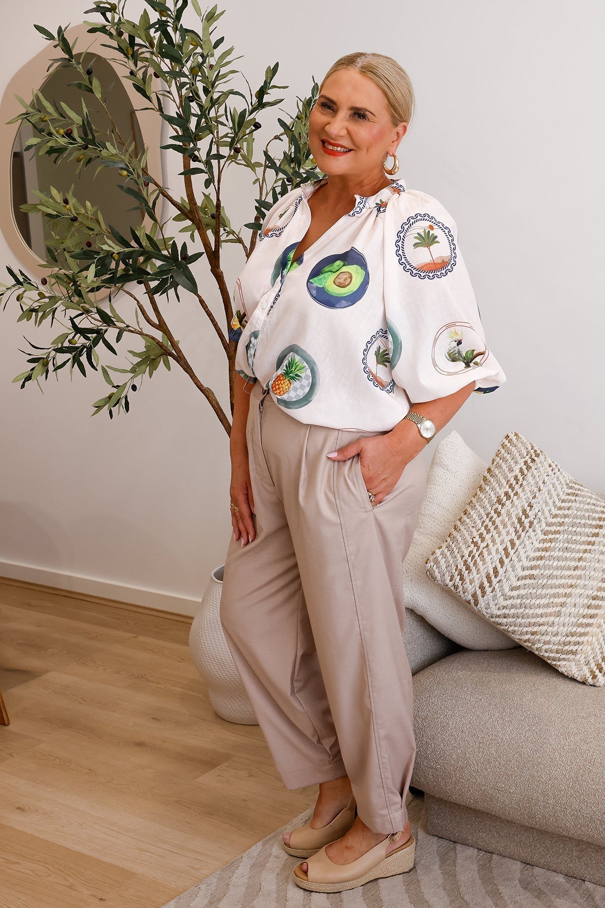 Joy | Elegantes pantalones fluidos con pinzas