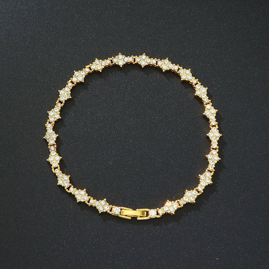 Bransoleta Tennis Clásica Gronkowa | Oro