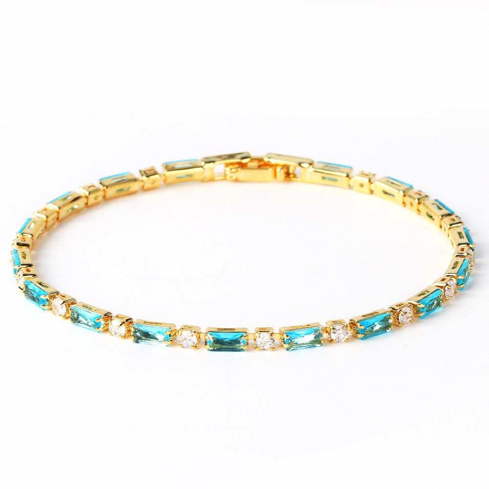 Pulsera con Turquesa Natural | Oro