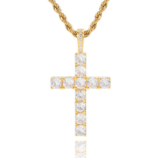 <p>Collar Cruz | Oro</p>