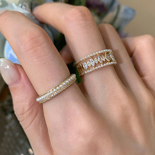 Elodie Vance Conjunto de Anillos | Oro