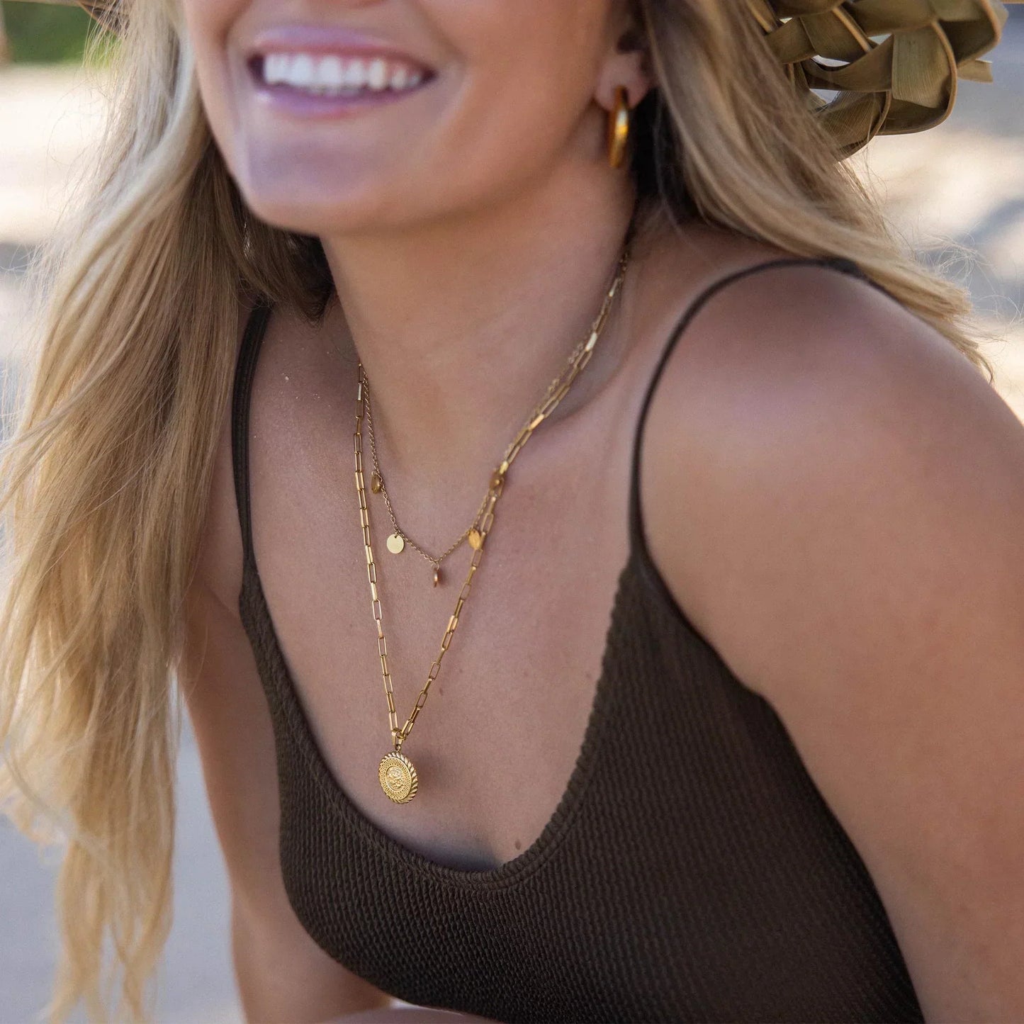 Funky Collar Budda | Oro