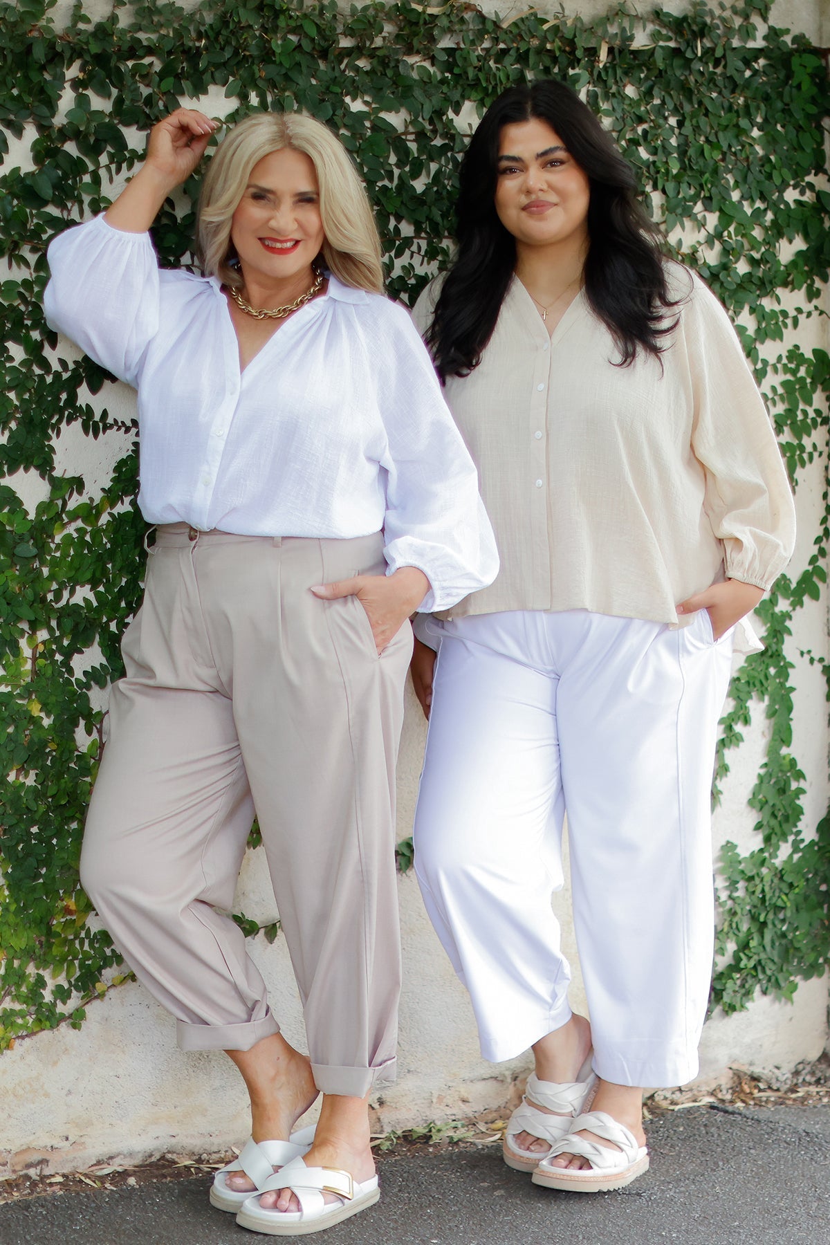 Joy | Elegantes pantalones fluidos con pinzas