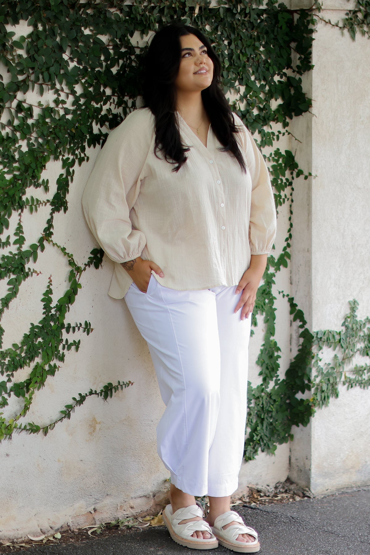 Joy | Elegantes pantalones fluidos con pinzas