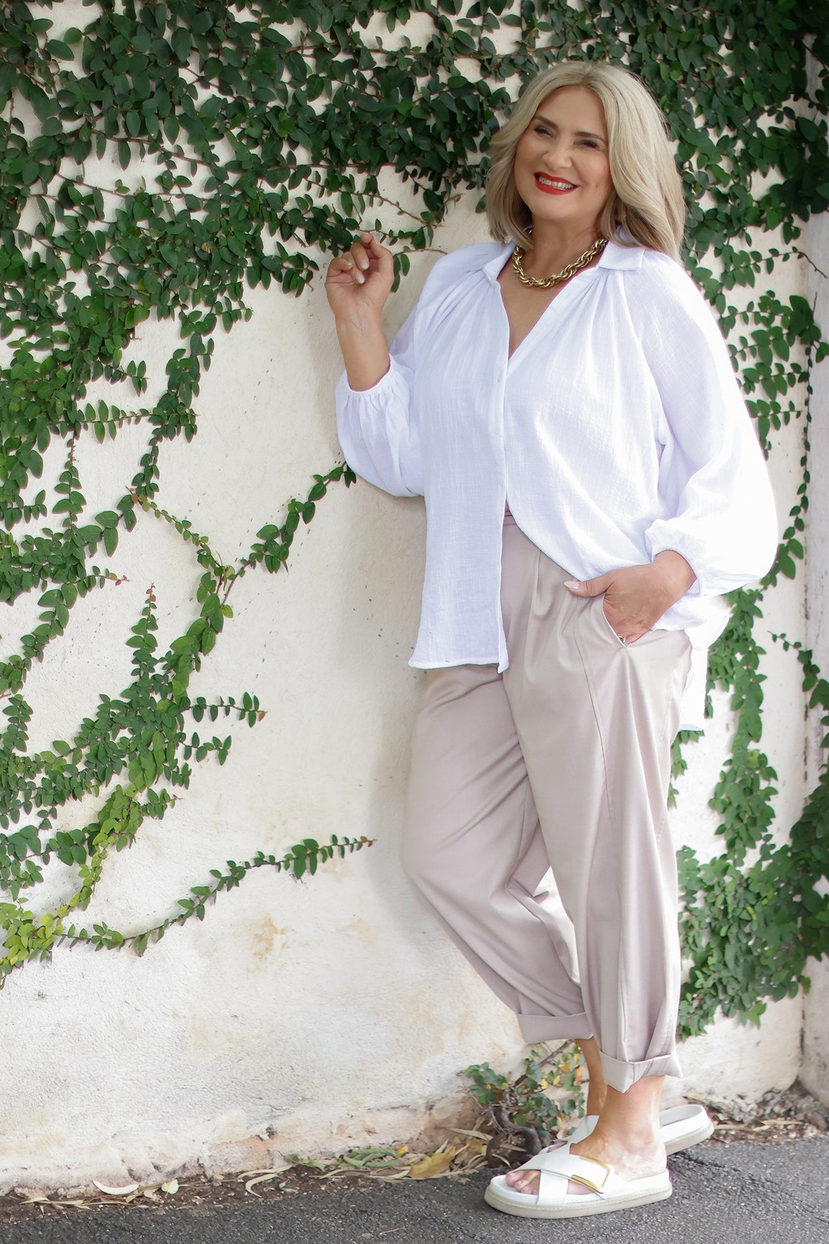 Joy | Elegantes pantalones fluidos con pinzas
