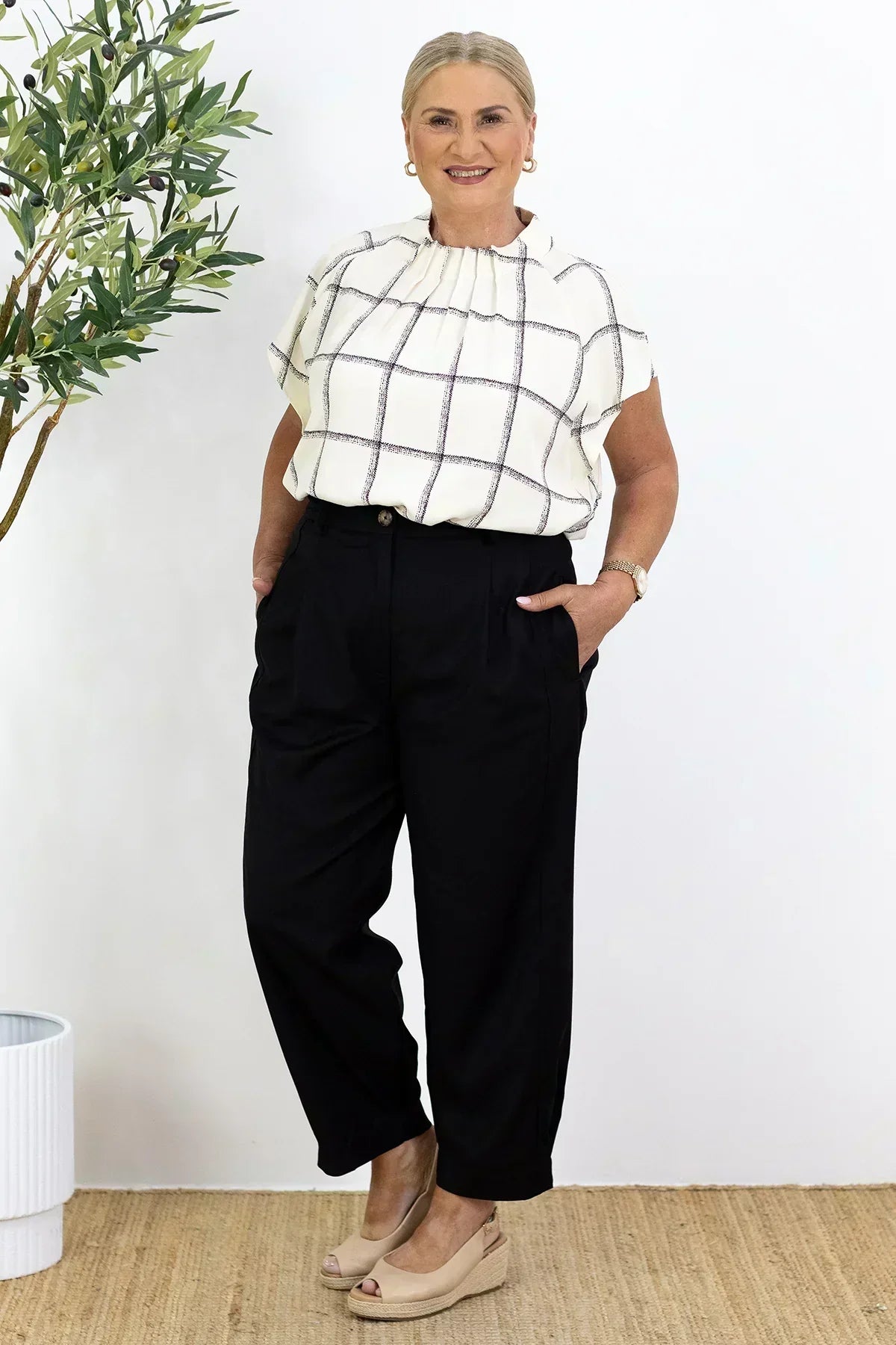Joy | Elegantes pantalones fluidos con pinzas