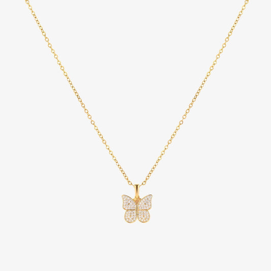 <p>Collar Mariposa Radiante | Oro</p>