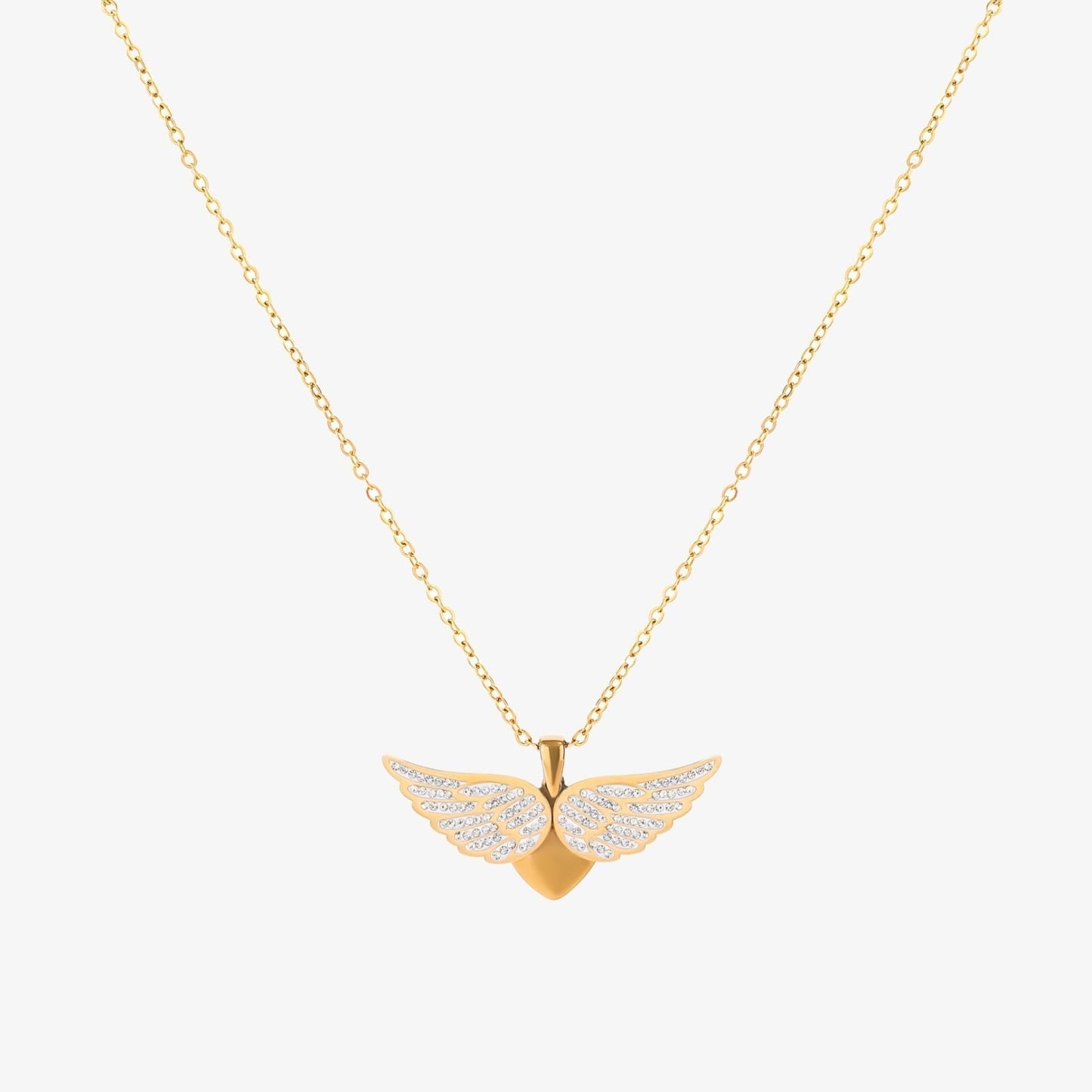 <p>Collar Alas de Ángel en Vuelo | Oro</p>
