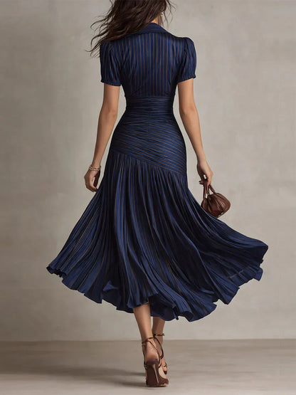 Florence | Elegante vestido maxi de chiffon en estilo vintage