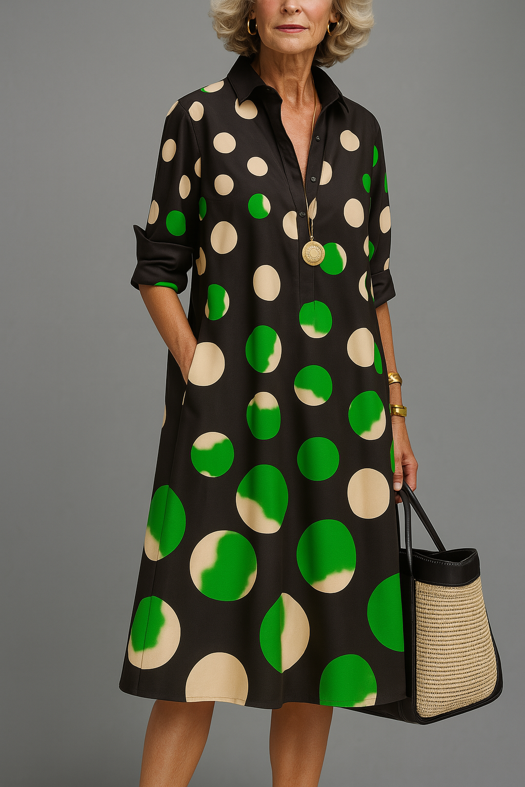 Naomi | Vestido midi elegante y estiloso
