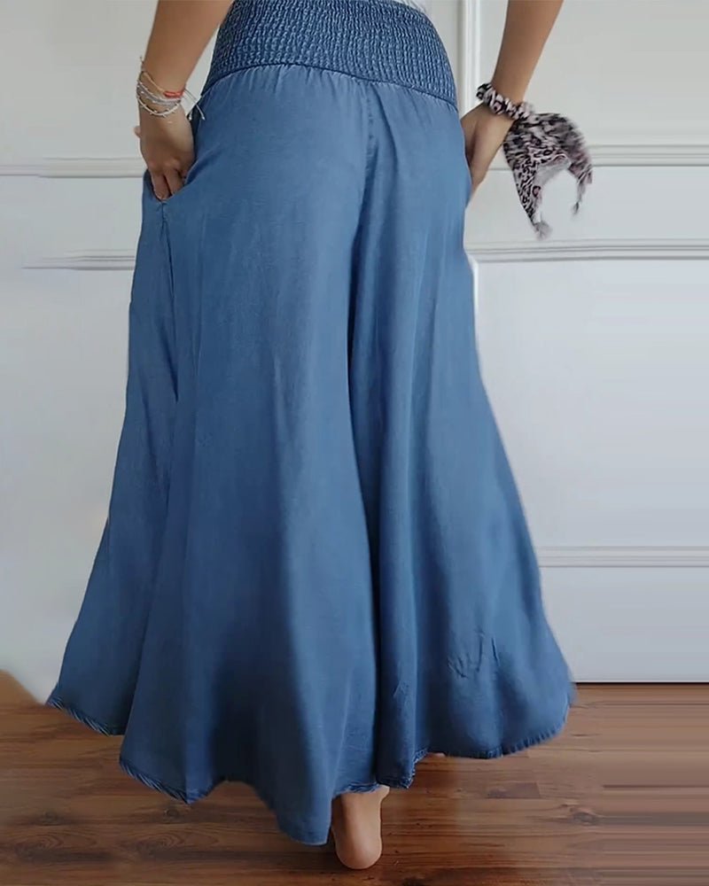 Sage | Pantalones fluidos con stretch