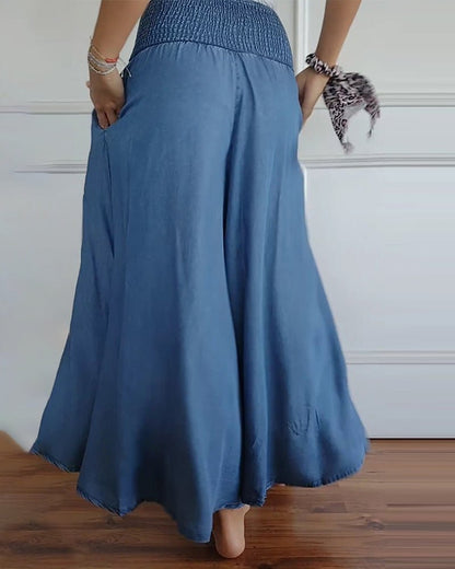 Sage | Pantalones fluidos con stretch