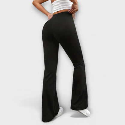 Serena - Pantalones holgados con pierna acampanada