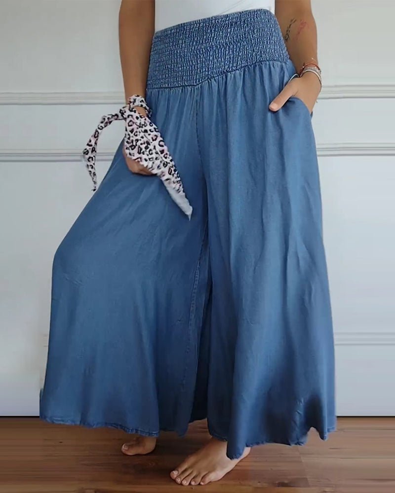 Sage | Pantalones fluidos con stretch