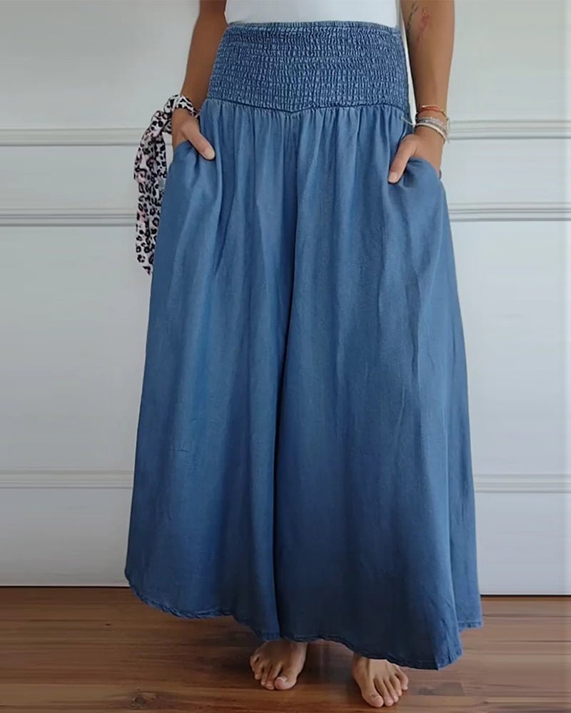 Sage | Pantalones fluidos con stretch