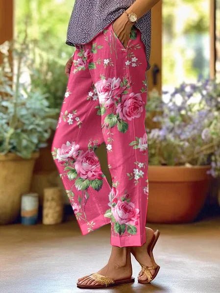 Lilah | Pantalones casuales con flores