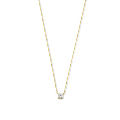 Cléa Collar con Piedra Moissanite | Oro