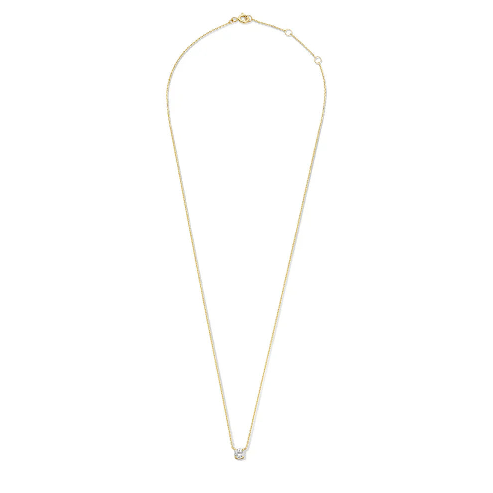 Cléa Collar con Piedra Moissanite | Oro