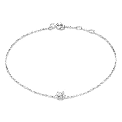 Cléa Pulsera con Piedra Moissanite | Oro