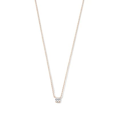 Cléa Collar con Piedra Moissanite | Oro