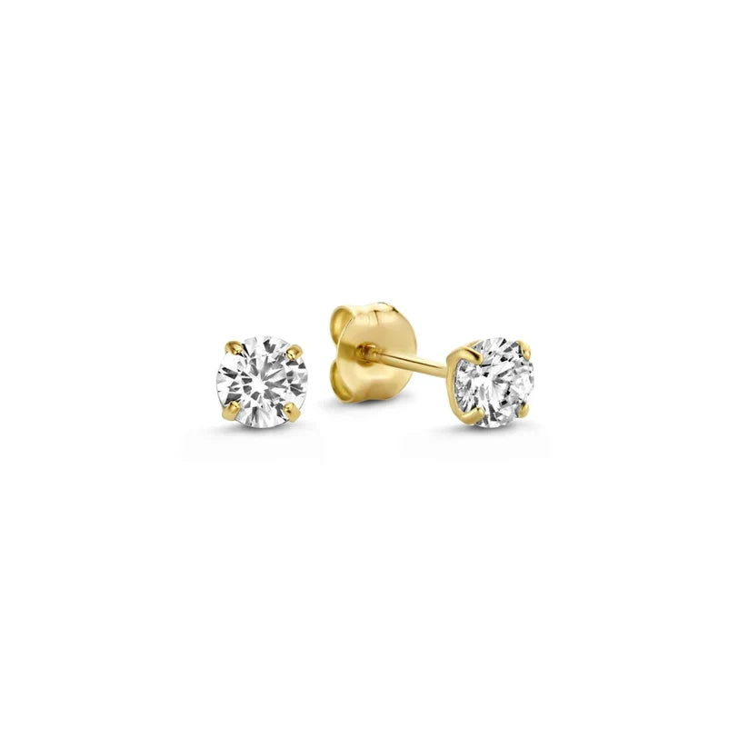 Larmes de Lune Set de Pendientes con Piedra | Oro
