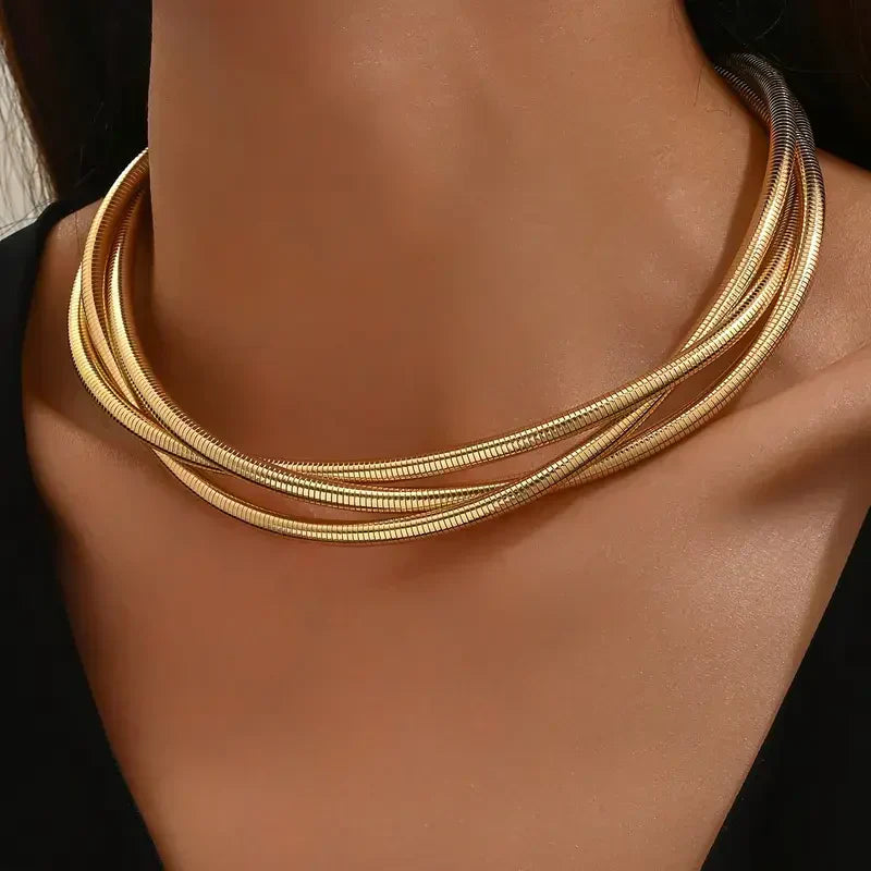 <p>Collar Tricapa | Oro</p>