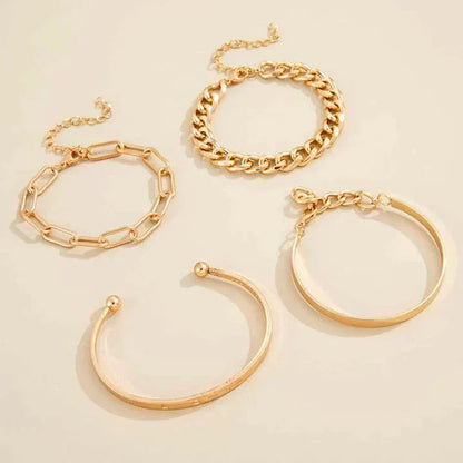 Elan Mercer Conjunto de Pulseras | Oro