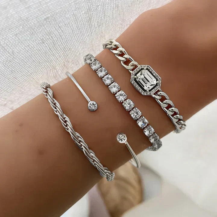 Domitia Calvina Conjunto de Pulseras | Oro